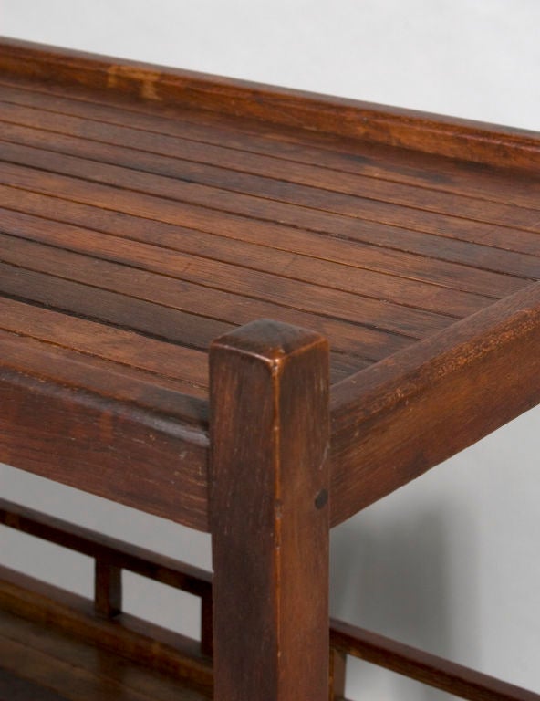 1920 Ship-Wrights Teak Trolley