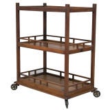 1920 Ship-Wrights Teak Trolley