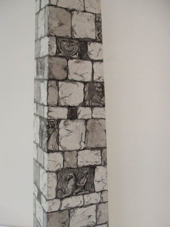 Obelisk table light by Piero Fornasetti