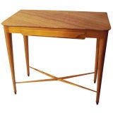 Fruitwood console table
