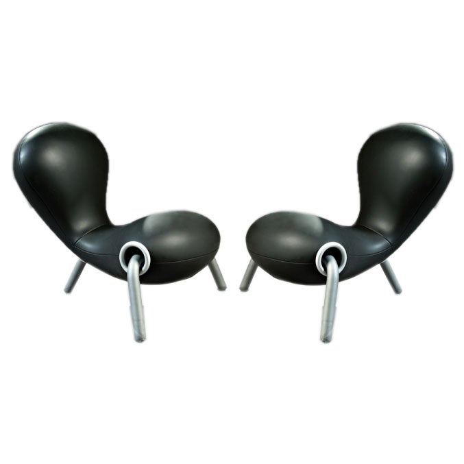Pair of Embryo chairs by Marc Newson for Idee For Sale
