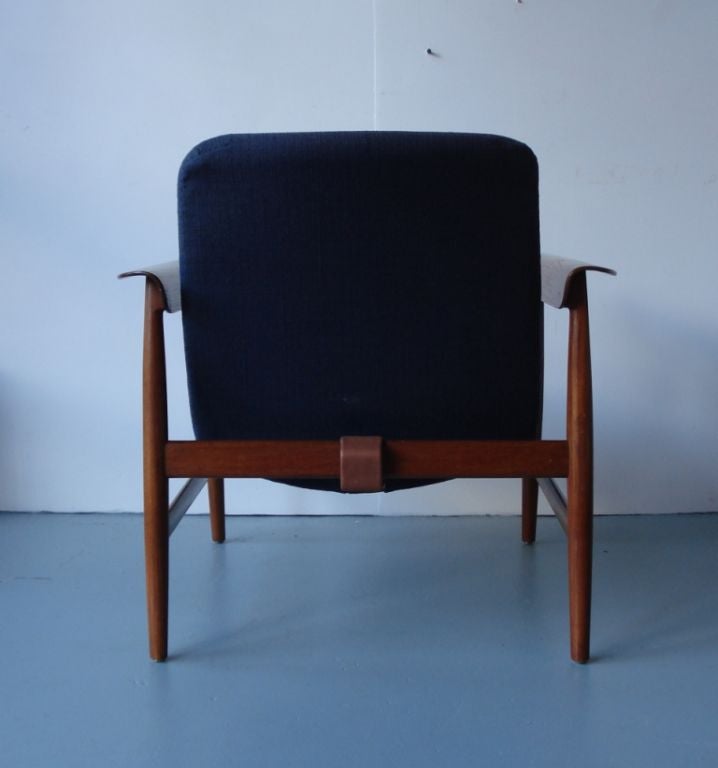 Mid-20th Century Upholstered Open Armchair by Finn Juhl / Bovirke