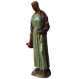 Vintage A Bacchanalian Figure in Terracotta by William Tudor