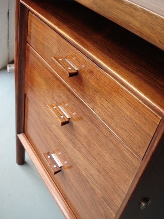 Twin Pedestal Rosewood Desk by Arne Vodder