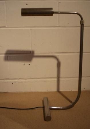 Adjustable Nickel Plated Floor Standing Lamp