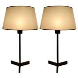 Pair of Table Lamps by Roger Fatus