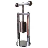 Antique Nickel Plated Fruit Press by Jacques Adnet