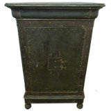 Antique metal safe