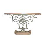 wrought iron console