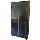 Vintage industrial metal cabinet