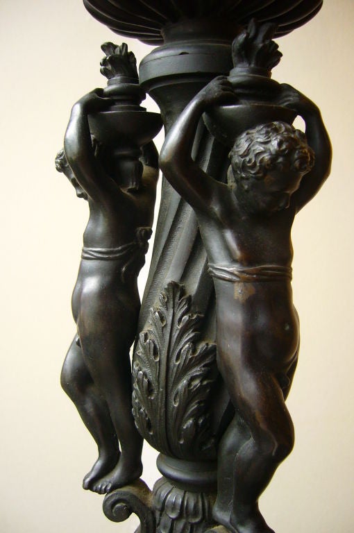 Renaissance Style Floor Candelabrum