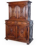 Antique Mahogany 'Bahut Deux Corps'