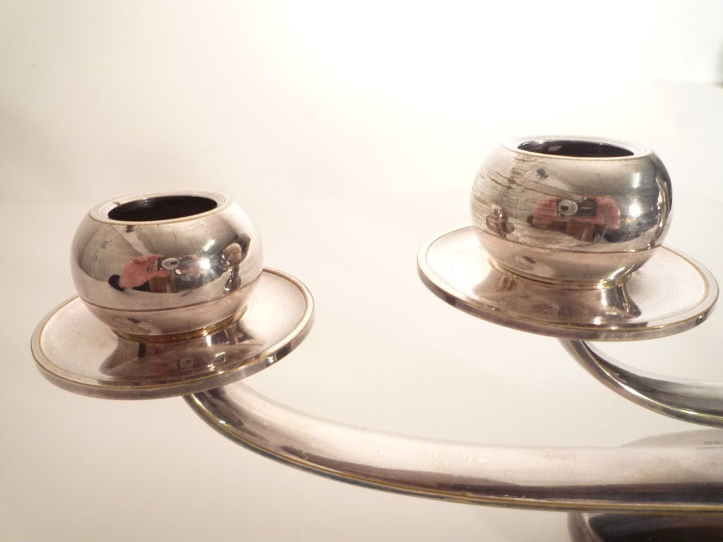 Art Deco Candelabra by A. Mourier In Good Condition In London, GB
