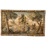 Louis XV Aubusson Landscape tapestry Louis XV Aubusson Landscape tapestry
