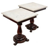 Pair Anglo-Indian Mahogany Side Tables