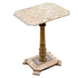 Antique Mother of Pearl Occassional Table