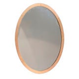 Oval Shagreen Mirror