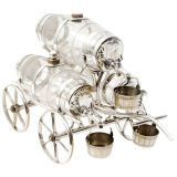 Antique Silver Plate Tantalus