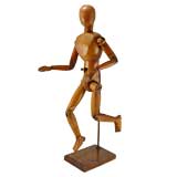 Antique Victorian Fruitwood Lay Figure