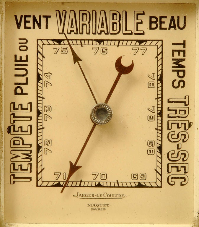 leather travel clock