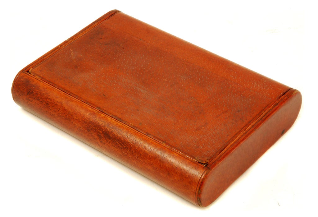 20th Century Leather cased Jaeger Le Coultre Travel Clock / barometer......