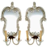 Pair of Venetian Barley Twist  Sconces c.1920.
