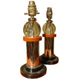 A pair of Art Deco Lamps