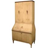 Paulo Buffa, Vellum covered cabinet with illuminated interior