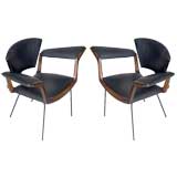 Pair of "Futuristic" Armchairs by Marluf  for L'Atelier