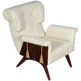 Stylish and Important  Set of 4 Jacaranda Armchairs by John Graz