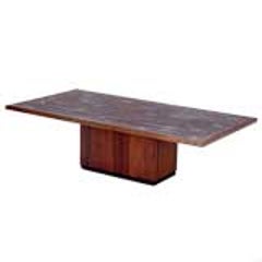 Copper, Resin and Wood Coffee, Centre Table 5