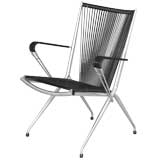 Pair of Folding Armchairs by Andre Monpoix for `Meubles TV` 10