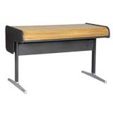 Retro Roll-Top Tambour Desk by George Nelson for Herman Miller
