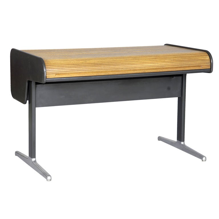 Roll-Top Tambour Desk by George Nelson for Herman Miller