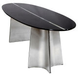 Stunning Surfboard Dining/Console Table by Maison Jansen