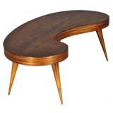 Pau Marfim Wood Centre Table, 1950`s, Brasilia,
