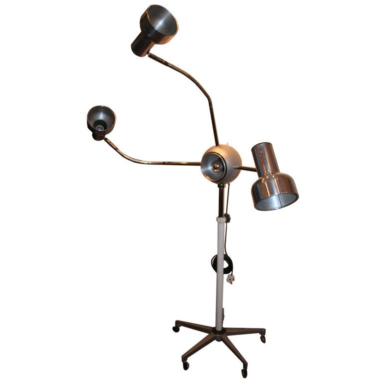 1950's Infra-Red Hair Dryer now converted to a Floor Lamp
