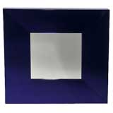 Large Sapphire Glass Mirror probably by Roberto Rida,