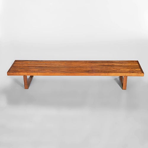 Brazilian Hardwood Bench, Brazil 1950s