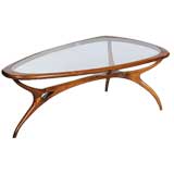 Caviuna Rosewood  'Bullet' Table by Guiseppe Scapinelli