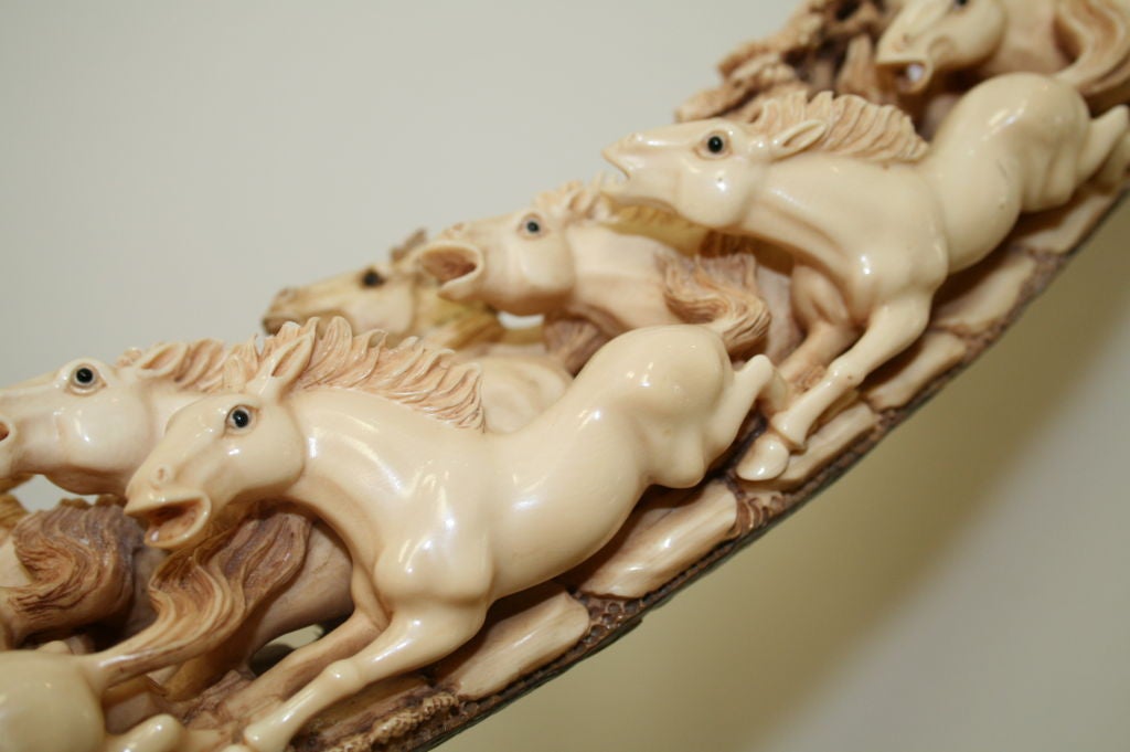 mammoth tusk carving