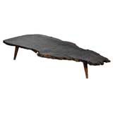 Used Organic 'Tree Cutting' Centre Table