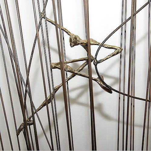 'Les Bambous' Bronze Sculpture by Nicola Rosini, Ed 3/8