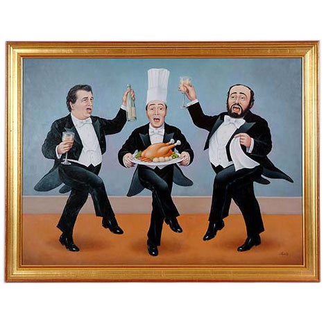 "The Three Tenors" by Fred Aris For Sale
