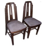 Set of Eight Art Deco Cafe Chairs