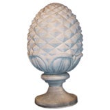 19th Century Zinc Pineapple Finial