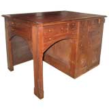arts and crafts double kneehole desk arts and crafts double kneehole desk