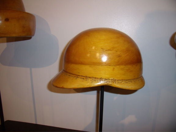 Mid-20th Century Wooden Hat Molds