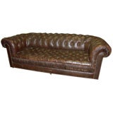 Vintage Leather Chesterfield Sofa