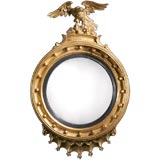 A Regency English Gilt Convex Mirror ca.1810